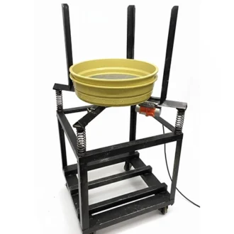 Máquina vibradora y criba