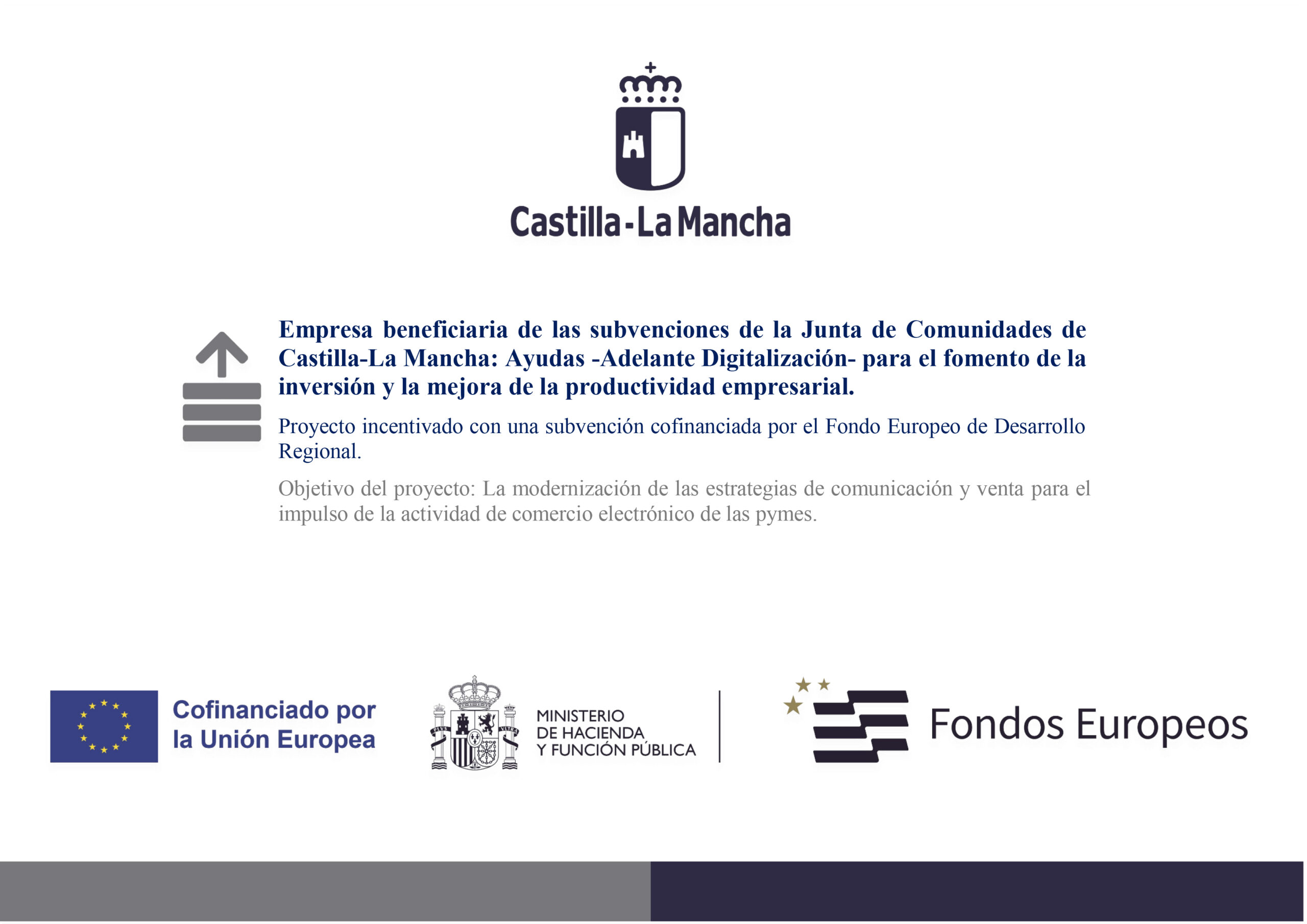 CARTEL ECO FEDER. MEDIDA DE INFORMACIÓN Y COMUNICACIÓN 0
